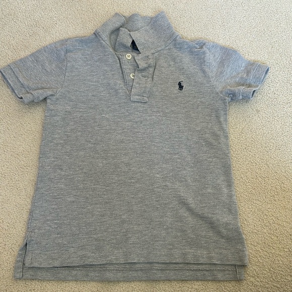 Polo, Ralph, Lauren boy, size 5 gray short sleeve polo - Picture 1 of 5